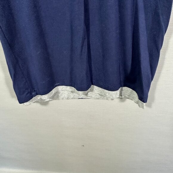 Athleta Reversible Inverse Dress Womens XXS Navy Blue Gray Tank Modal Stretch - Picture 6 of 8